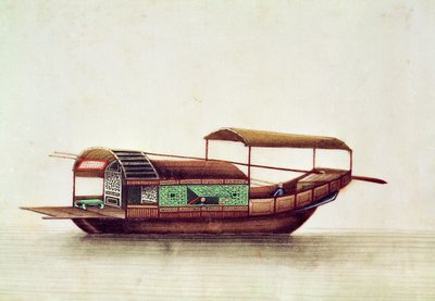A Sampan, Qianlong Period by Chinese School